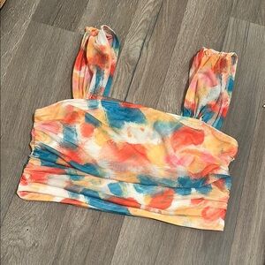 SHEIN Multicolor Abstract Tank Top